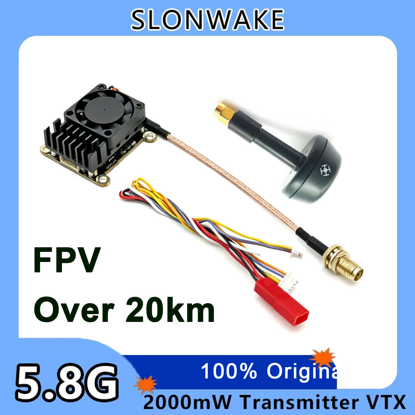 Neues Upgrade: 5,8 GHz 2W eins – Drone Transmitter Bewertung und Preis