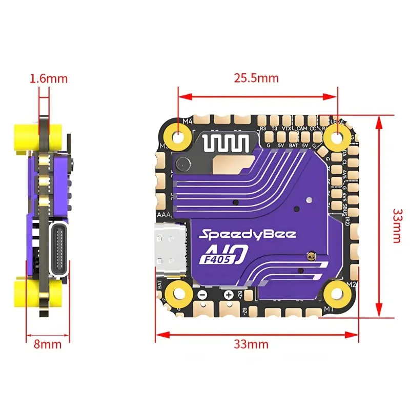 SpeedyBee F405 AIO Flugcontrol – Drone Flight Controller Bewertung und Preis